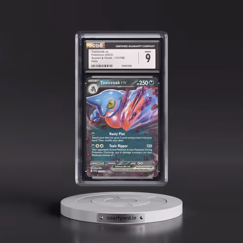 2023 Pokémon Svi EN-Scarlet & Violet #131 Toxicroak EX - Holo (CGC 9 MINT)