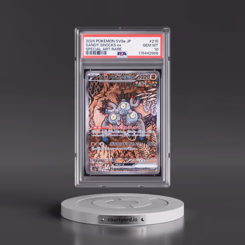 2024 Pokémon Sv8a-Terastal Fest EX #215 Sandy Shocks EX - Holo Special Art Rare (PSA 10 GEM MINT)