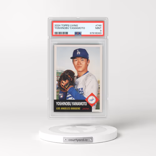 2024 Topps Living #746 Yoshinobu Yamamoto (PSA 9 MINT)