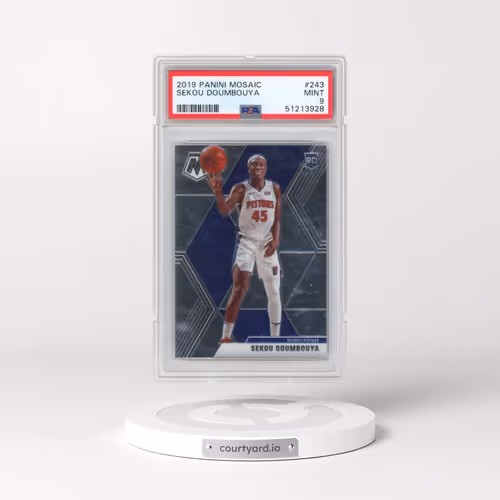 2019 Panini Mosaic #243 Sekou Doumbouya (PSA 9 MINT)