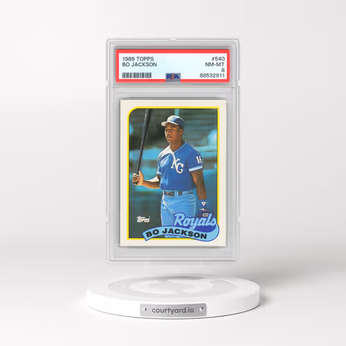 1989 Topps #540 Bo Jackson (PSA 8 NM-MT)