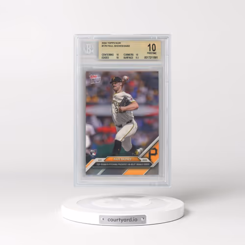 2024 Topps Now #179 Paul Skenes (BGS 10 PRISTINE)