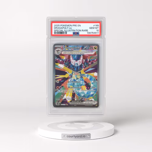 2025 Pokémon Pre EN-Prismatic Evolutions #165 Dragapult EX - Holo Special Illustration Rare (PSA 10