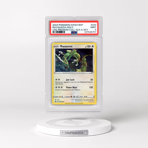 2024 Pokémon Swsh Black Star Promo #029 Rayquaza - Holo Crown Zenith Premium Collection Sea & Sky (P