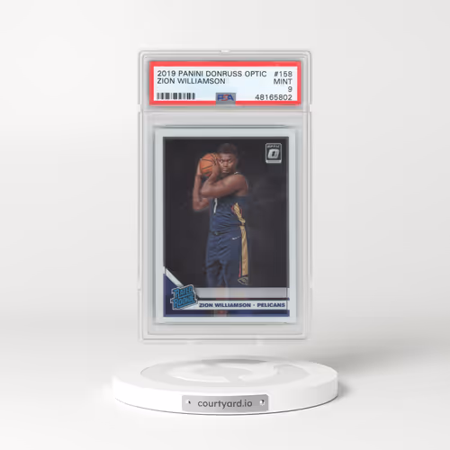 2019 Panini Donruss Optic #158 Zion Williamson (PSA 9 MINT)