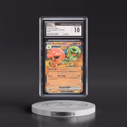 2024 Surging Sparks - SSP EN #037/191 Scovillain ex - Holo (CGC 10 GEM MINT)