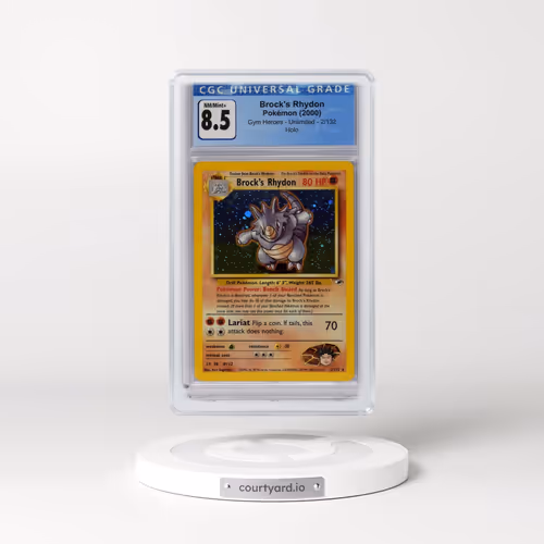 2000 Gym Heroes #2/132 Brock's Rhydon - Holo (CGC 8.5 NM-MT+)