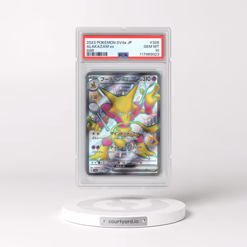 2023 Pokémon Sv4a-Shiny Treasure EX #326 Alakazam EX - Holo Ssr (PSA 10 GEM MINT)
