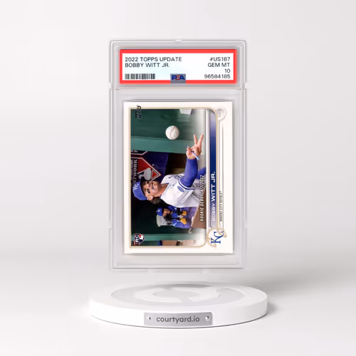 2022 Topps Update #US187 Bobby Witt Jr. (PSA 10 GEM MINT)
