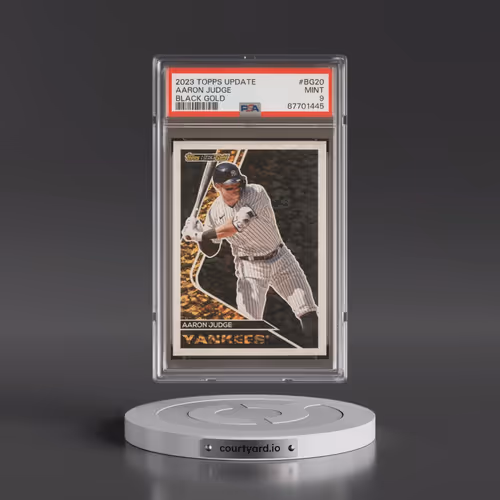 2023 Topps Update Black Gold #BG20 Aaron Judge (PSA 9 MINT)