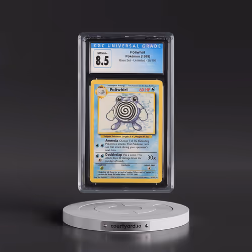 1999 Base Set #38/102 Poliwhirl (CGC 8.5 NM-MT+)
