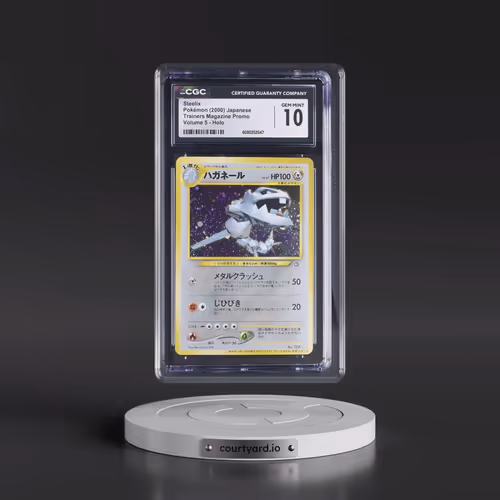 2000 Pokémon Promo #208 Steelix - Holo Trainer Magazine (CGC 10 GEM MINT)