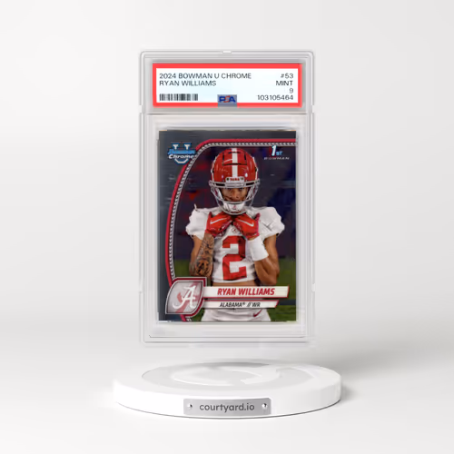 2024 Bowman University Chrome #53 Ryan Williams (PSA 9 MINT)