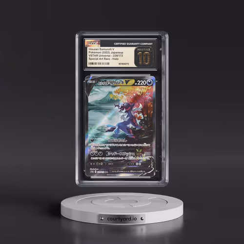 2022 VSTAR Universe #229/172 Hisuian Samurott V - Special Art Rare Holo (CGC 10 PRISTINE)