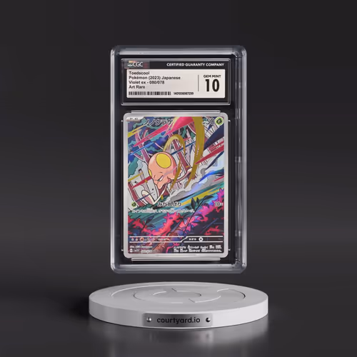 2023 Pokémon Sv1v-Violet EX #080 Toedscool - Art Rare (CGC 10 GEM MINT)