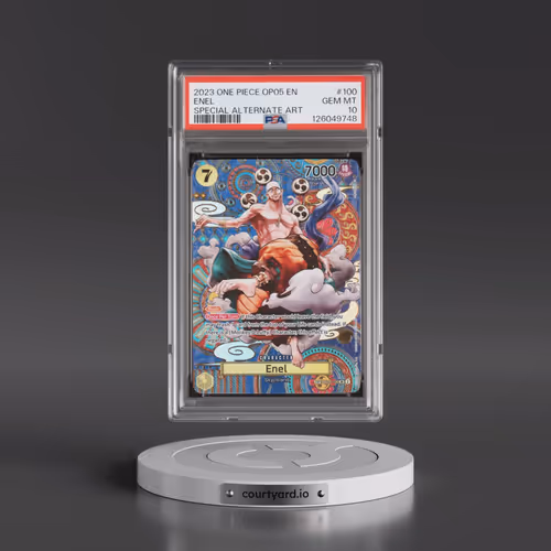 2023 One Piece Awakening of the New Era #100 Enel - Special Alternate Art (PSA 10 GEM MINT)