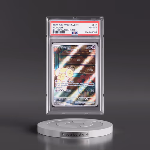 2023 Pokémon Svi EN-Scarlet & Violet #213 Fidough - Illustration Rare (PSA 8 NM-MT)