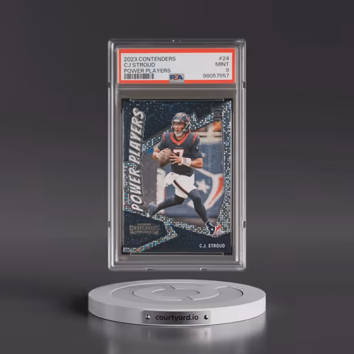 2023 Panini Contenders Power Players #24 CJ Stroud (PSA 9 MINT)