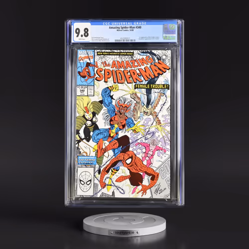 Amazing Spider-Man #340 CGC 9.8 White Pages (Marvel Comics, 10/90) - Universal
