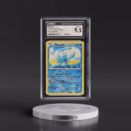 2015 Primal Clash #56/160 Manaphy - Reverse Holo (CGC 9.5 MINT+)