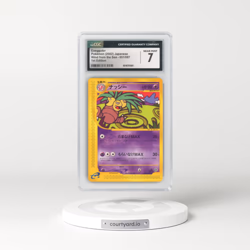 2002 Wind from the Sea #051/087 Exeggutor - 1st Edition (CGC 7 NM)