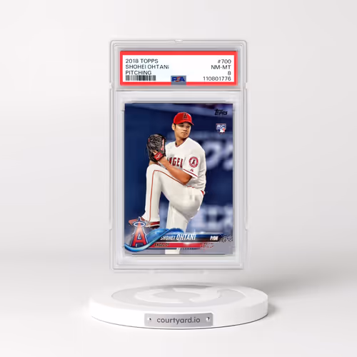 2018 Topps #700 Shohei Ohtani - Pitching (PSA 8 NM-MT)