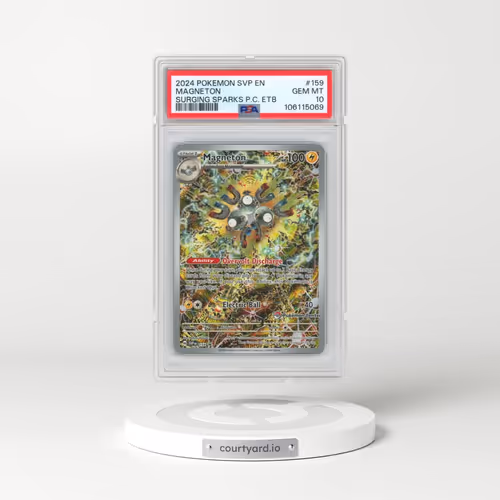 2024 Pokémon Svp EN-SV Black Star Promo #159 Magneton - Surging Sparks Pokemon Center Elite Trainer