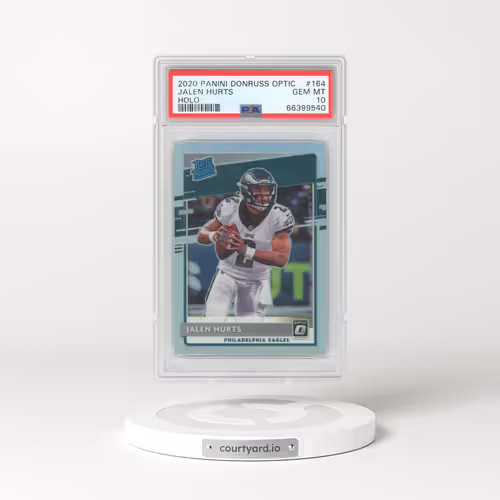 2020 Panini Donruss Optic #164 Jalen Hurts - Holo (PSA 10 GEM MINT)