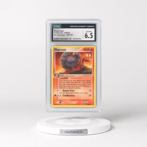 2005 EX Deoxys #20/107 Magcargo (CGC 6.5 EX-NM+)