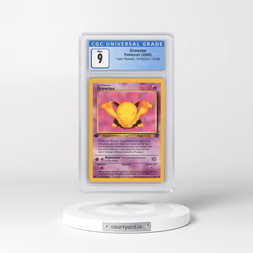 2000 Team Rocket #54/82 Drowzee - 1st Edition 1st Edition (CGC 9 MINT)