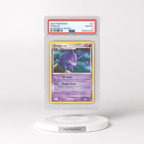 2007 Pokémon Diamond & Pearl #27 Gengar (PSA 8 NM-MT)