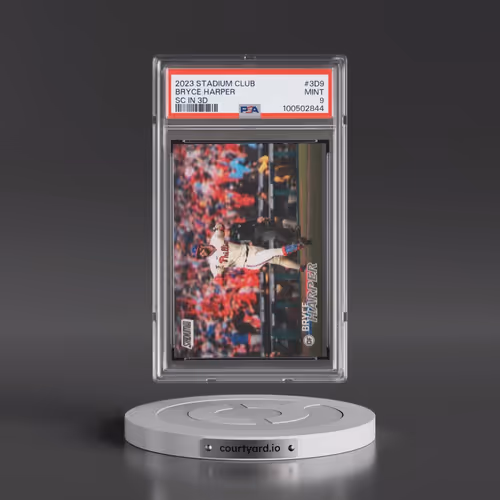2023 Topps Stadium Club SC in 3D #3D9 Bryce Harper (PSA 9 MINT)