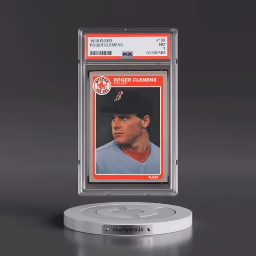 1985 Fleer #155 Roger Clemens (PSA 7 NM)