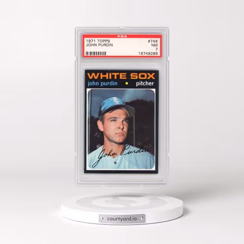 1971 Topps #748 John Purdin (PSA 7 NM)