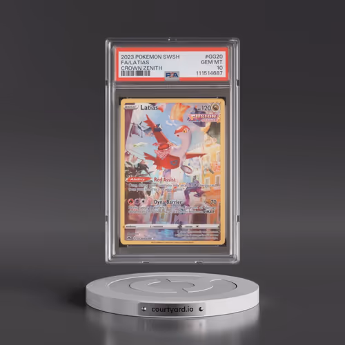 2023 Pokémon Sword and Shield Crown Zenith #GG20 Latias - Full Art (PSA 10 GEM MINT)