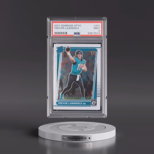 2021 Panini Donruss Optic #201 Trevor Lawrence (PSA 9 MINT)