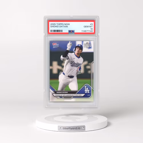 2025 Topps Now #5 Shohei Ohtani (PSA 10 GEM MINT)