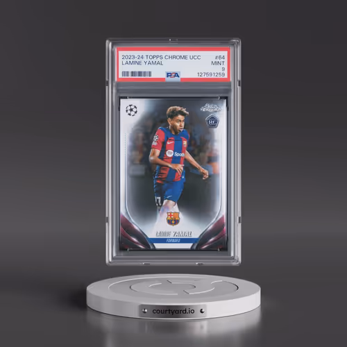 2023-24 Topps Chrome UEFA Club Competitions #64 Lamine Yamal (PSA 9 MINT)