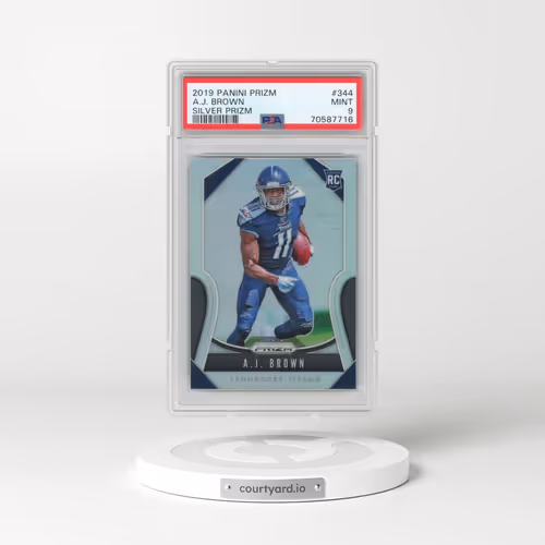 2019 Panini Prizm #344 A.J. Brown - Silver Prizm (PSA 9 MINT)