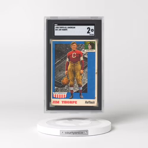 1955 Topps All American #37 Jim Thorpe (SGC 2 GOOD)