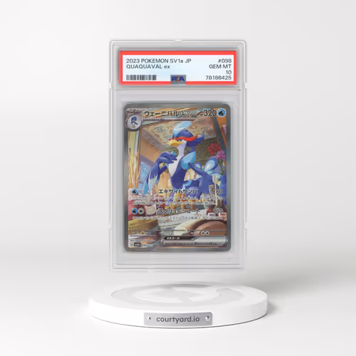 2023 Pokémon Sv1a-Triplet Beat #098 Quaquaval EX - Holo Special Art Rare (PSA 10 GEM MINT)