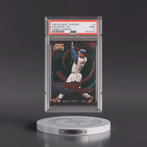 1999 Skybox Thunder Turbo Charged #3 Ken Griffey Jr - Turbo Charged (PSA 9 MINT)