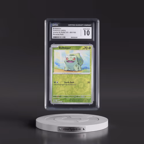 2023 Scarlet & Violet 151 - MEW EN #001/165 Bulbasaur - Reverse Holo (CGC 10 GEM MINT)