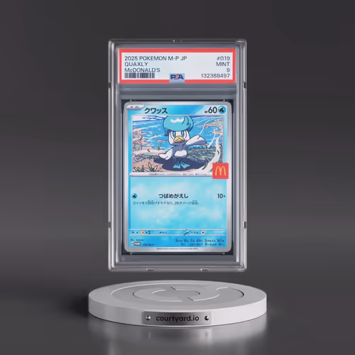 2025 Pokémon M-P Promo #019 Quaxly - McDonald's (PSA 9 MINT)