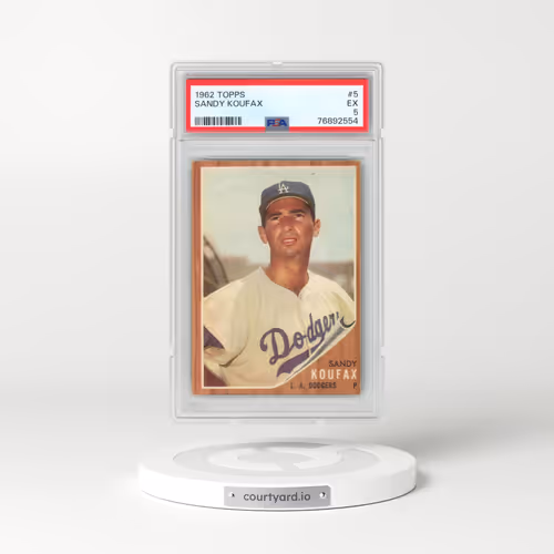 1962 Topps #5 Sandy Koufax (PSA 5 EX)