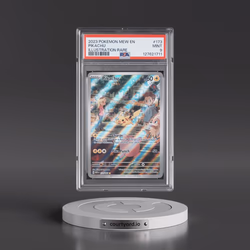 2023 Pokémon Mew EN-151 #173 Pikachu - Illustration Rare (PSA 9 MINT)