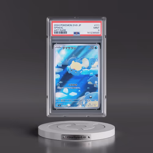 2024 Pokémon SV8-Super Electric Breaker #111 Spheal - Art Rare (PSA 9 MINT)