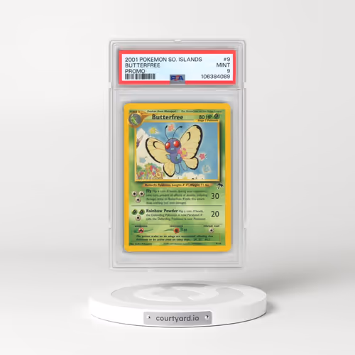 2001 Pokémon Southern Islands Promo #9 Butterfree (PSA 9 MINT)