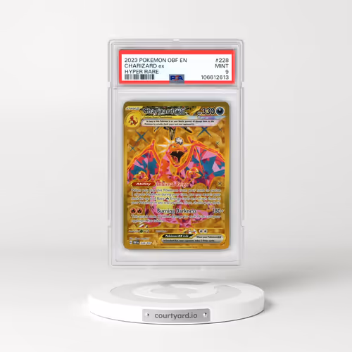 2023 Pokémon Obf EN-Obsidian Flames #228 Charizard EX - Holo Hyper Rare (PSA 9 MINT)