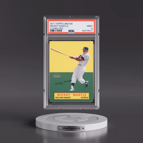 2011 Topps Lineage Stand-Ups Mickey Mantle (PSA 9 MINT)